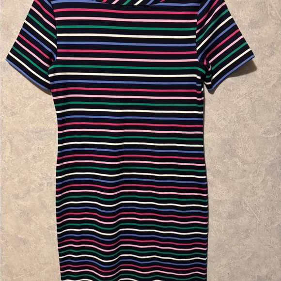 NWT Talbots Striped Short Sleeve Dress XS - Picture 3 of 5